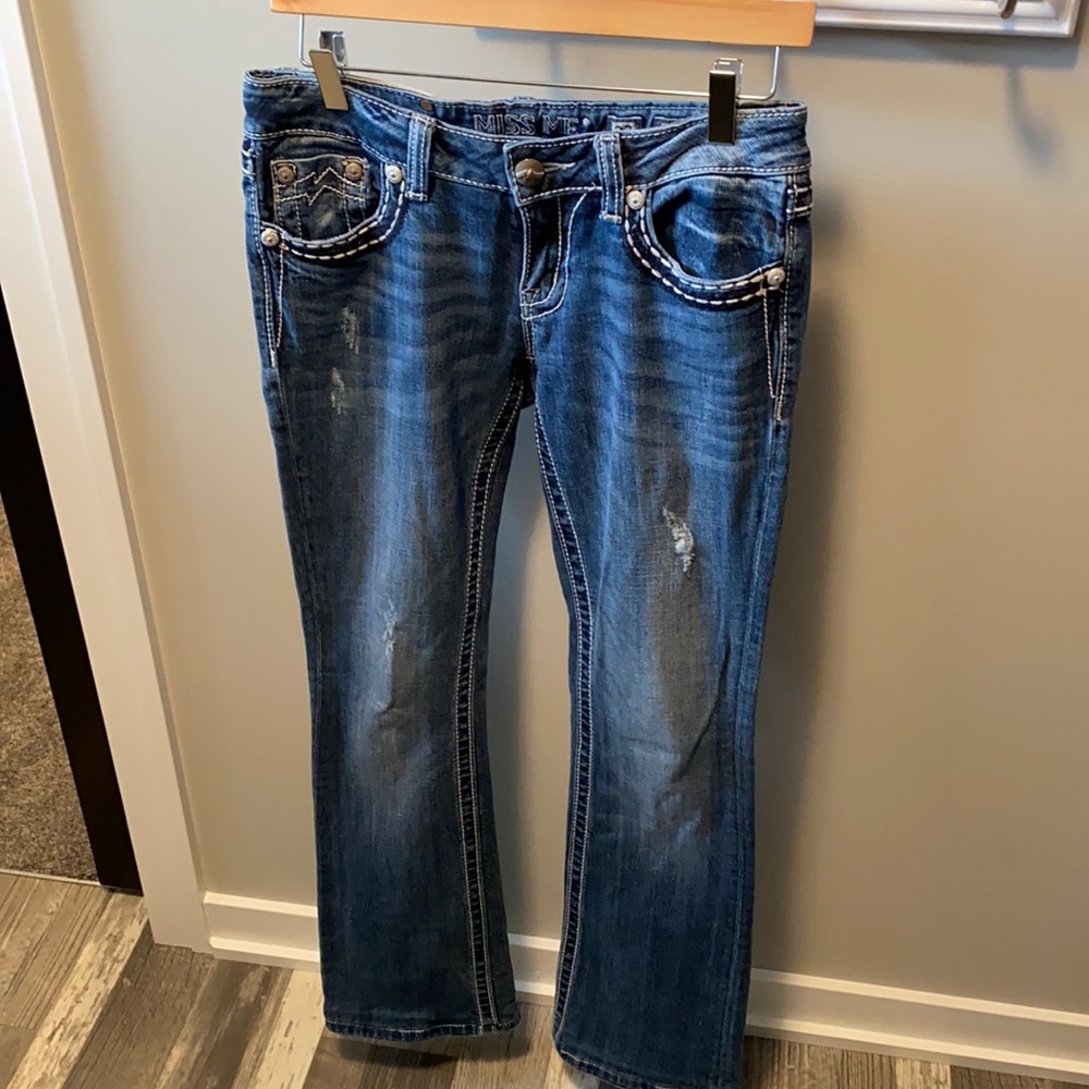 Miss Me Signature Rise Boot Cut Jeans